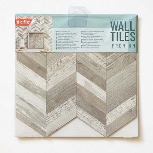 dc fix HERRINGBONE Self-adhesive Premium Wall Tiles (1 tile) 1