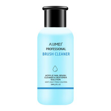 AIJIMEI Acrylic Nail Brush Cleaner Acrylic Brush Cleaner Liquid Acrylic Paint Brush Cleaner Nails Artist Acrylic (Brush Cleaner 58ml/2.1 FL.OZ)