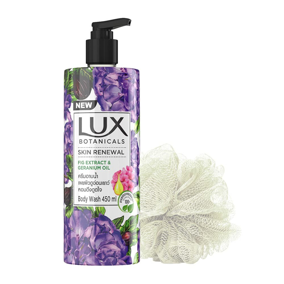 Lux Botanicals Skin Renewal Shower Gel Natural Extracts No Paraben - 450 Ml /15.2 Fl.oz