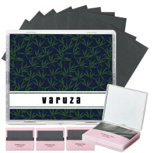 [400 Counts + Mirror Case] Natural Bamboo Charcoall Oil Blotting Sheets for Face with Mirror Compact and Refills