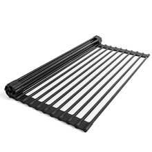 Minismus Over The Sink Dish Drying Rack - Sink Drying Rack - Sink Rack - Heat Resistant and Dishwasher Safe - Covered in Silicone - Dish Rack Ove