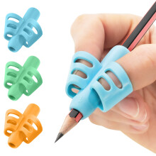 Stylo -pakke med 3 blyantgreb til b?rn H?ndskrift Perfekte blyantholdere til b?rn Home Schooling and Preschool Writing Tools til b?rn, der divers