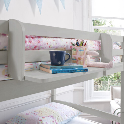 Noa and Nani (Grey) Single Shelf for Cabin or Bunk Beds