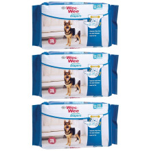 (3 pachete) Produse Wee-Wee Diapezi pentru cini de unica folosin?a mare/XL3