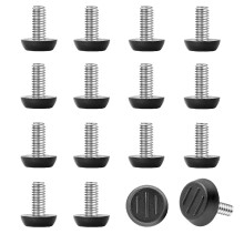1/4-20UNC Draad Verstelbare Meubilair Levelers Tafelvoeten Schroef In Schroefdraad Schroef Op Stoel Voet Glijders Nivellering Voor Tafels Stoelen Meu