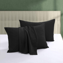 100% Egyptian Cotton Pillow Protectors Set of 4 600 Thread Count King Size Bed Pillow Cases with Zipper Sateen Weave Cooling Pillow Cases Quiet and