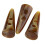 10pcs Large Horn Imitation Tooth Toggle Buttons Compatible with Coat Jacket Blazer Cream Bone 2