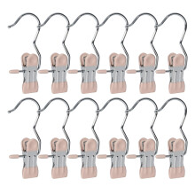 15/30 stuks upgrade dubbele kopklem ondergedompelde wasknijper voor washaken met clips laarshouder ophangclips draagbare multifunctionele hangers