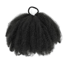1Pack Bun Afro 4A/4B/4C Boucle Naturelle Pour Femmes Noires Extension Cheveux Synthétiques