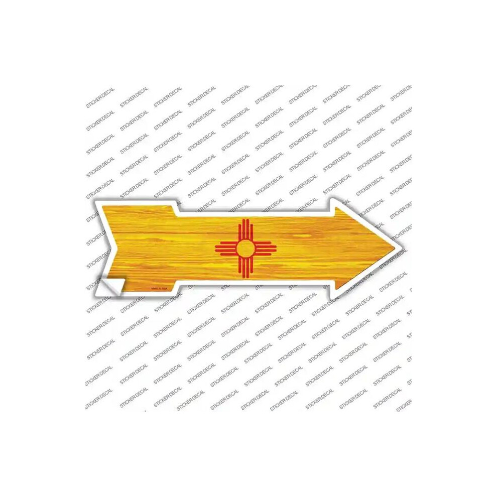 Smart Blonde A-552S-L Mexico State Flag Novelty Arrow Sticker Decal - Large 792636337192