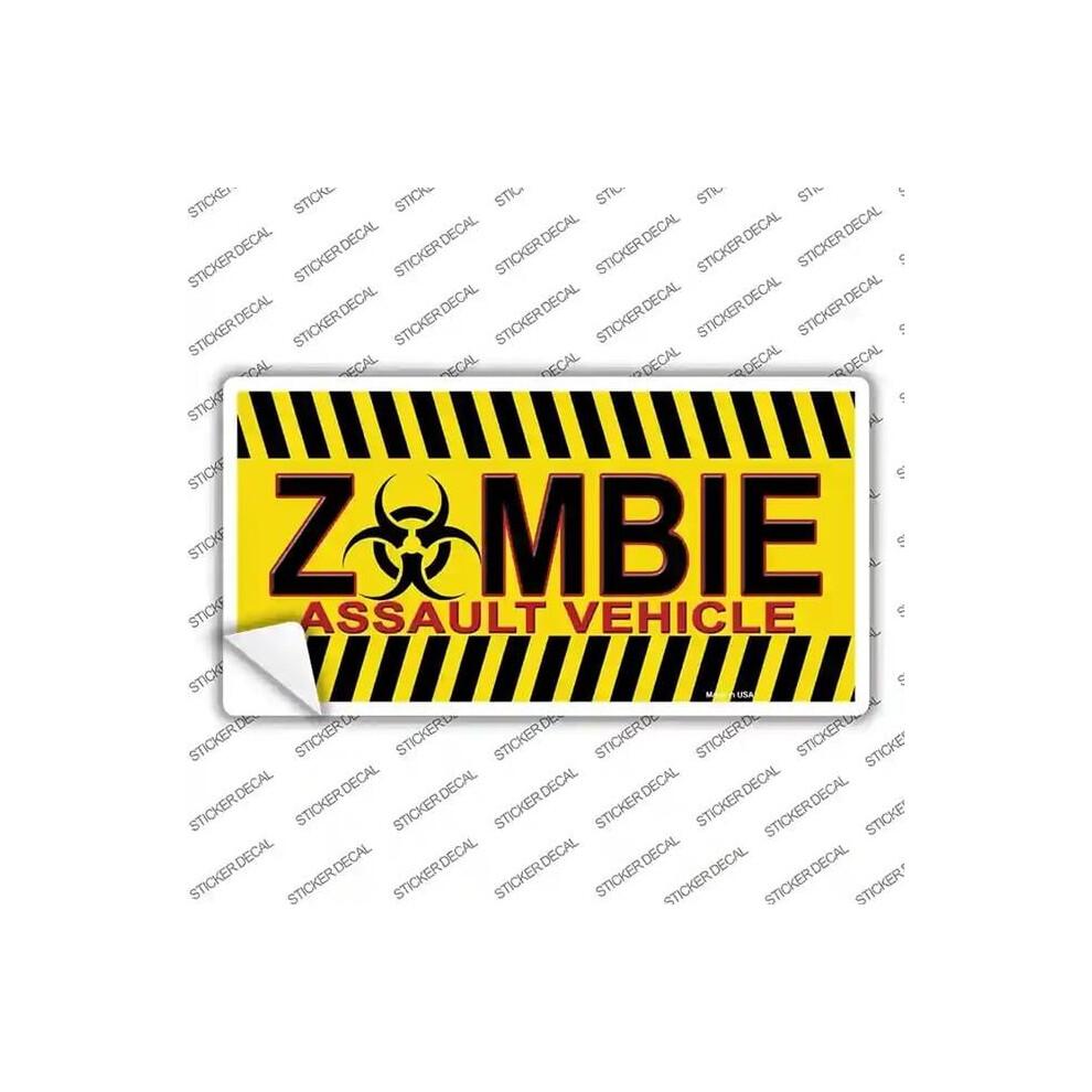 Smart Blonde Lp-8292S-L Zombie Assault Vehicle Novelty Sticker Decal - Large 792636326769