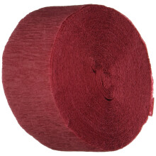 1st Choice 2 RULLES Maroon Burgunder Crepe Papper Streamers 145 Fot för Födelsedagsfest Bröllopsdekorationer