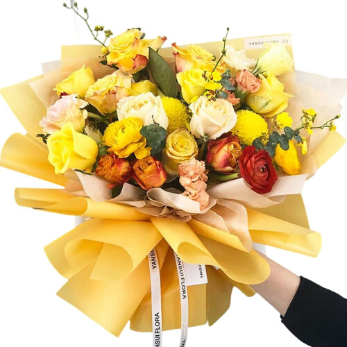 20 Pcs Papel de Embrulho Colorido com Flores, Impermeável, 23x23 Polegadas para DIY e Embalagem de Presentes 1