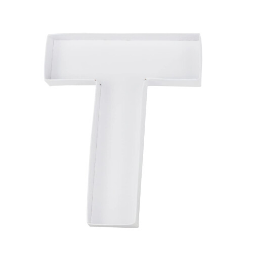 20.8cm Paper Mache Cardboard Letter Shaped Box Container (T)