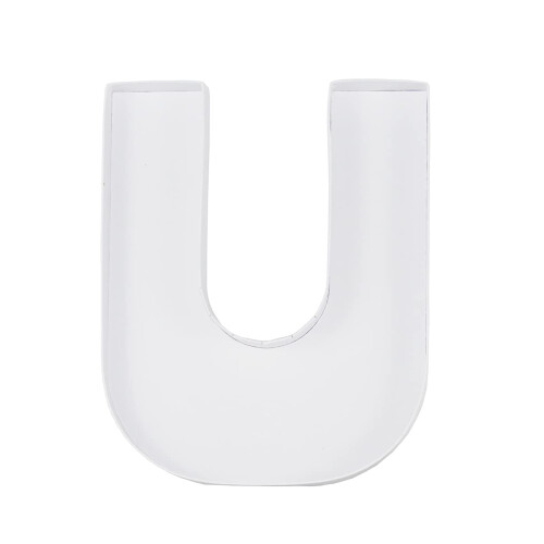 20.8cm Paper Mache Cardboard Letter Shaped Box Container (U)