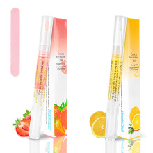 2PCS Cuticle Oil Pen for Nails Nail Oil Pen for Nail Care Cuticle Oil for Nails with Nail File Nail Oil Cuticle Prevent Dry Cracking and Hangnail