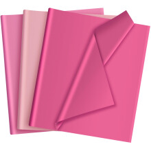 30 Sheets Pink Tissue Paper for Packaging Gift Bags Decoration Gift Wrap Tissue Paper Bulk Sheets for Weddings Birthday DIY Project Valentine's Day