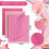 30 Folhas de Papel de Seda Rosa para Embalagem de Presentes, Decoração de Sacolas 2