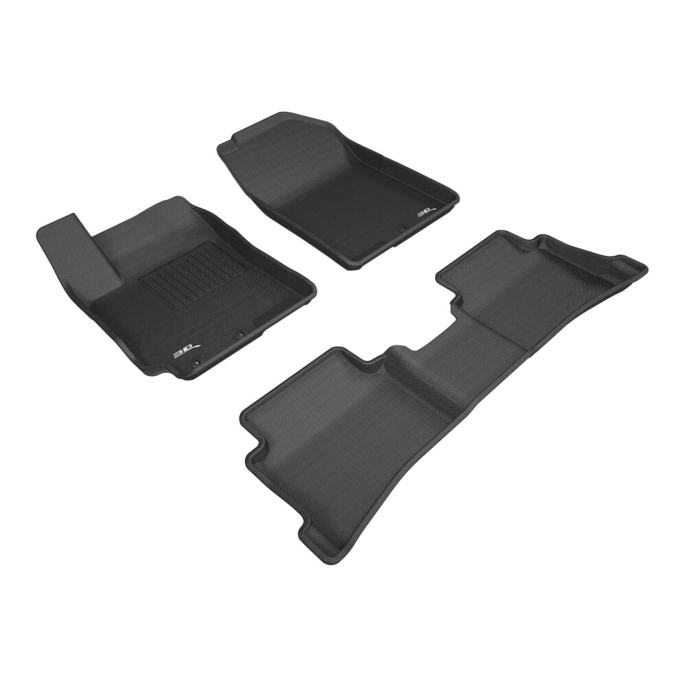 3D Maxpider Hyundai Accent Sedan 2018-2022 Kagu R1 R2 Black 190204029621