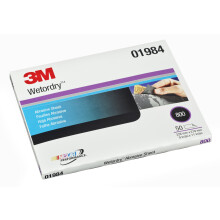 3M (01984-5PK) Wetordry 9"""""""" x 11"""""""" 800 Grit Abrasive Sheet - 50 Sheets/Box  (Case of 5)