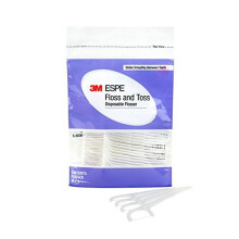3M Floss and Toss engangstandtr?d v?lger tandtr?d og tandstikker i ?n pakke med 30 stk.