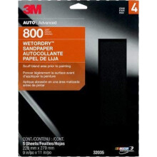 3m WetordrysandPaper 32035 800 Grit 9 tommer x 11 tommer