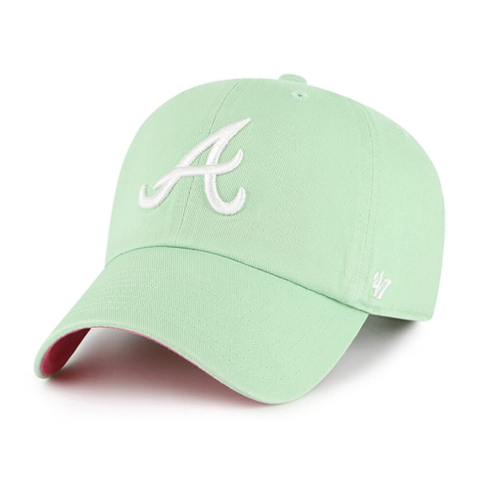 Casquette De Baseball Atlanta Braves Ballpark Clean Up Dad Hat (Cigu /Rose Baie)-image