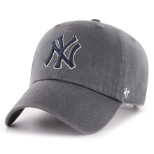 '47 New York Yankees Adjustable Cap Clean Up MLB Charcoal One Size