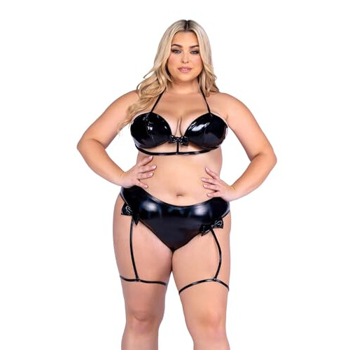 6475 - Vinyl Bikini Tie Top 2