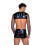 6519 - Vinyl hardloopshorts met iriserende print 2