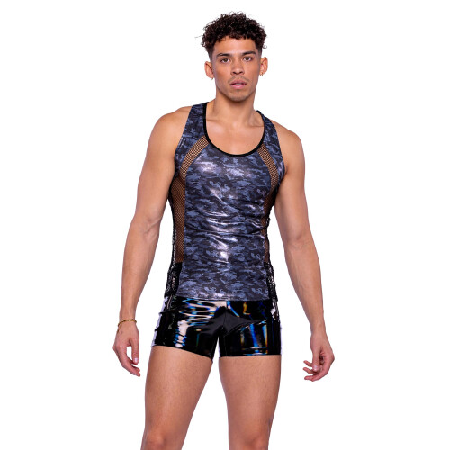 6520 - Shimmer Camouflage Tank Top