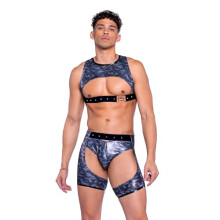6524 - Ghette mimetiche luccicanti