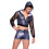 6526 - Glinsterende camouflageshorts 1