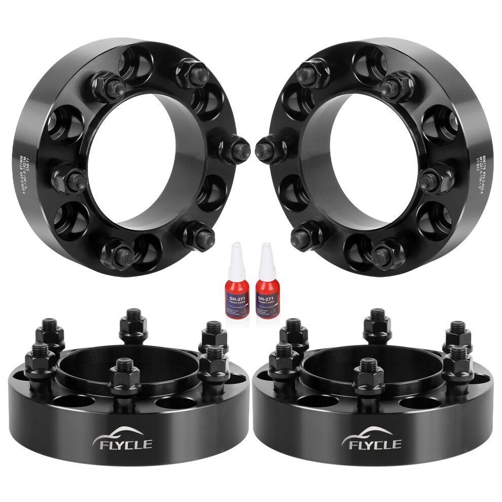 6X5.5 Hubcentric Wheel Spacers For 1995-2023 Tacoma 1989-2023 4Runner With Et Lug Nuts 1.5 Inch 6X139.7 Forged Spacer With 12X1.5 Studs & 106Mm Hub B 778836658312