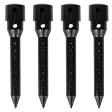 Estacas de Irrigação Profundas de 20 cm (Pacote de 4) (Preto)