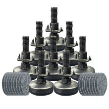 8 Pack Adjustable Leveling Feet Furniture Levelers Table Feet Heavy Duty Leg Levelers for Cabinets Sofa Tables Chairs(Support 1320LBs T-Nut Kit 3/8-
