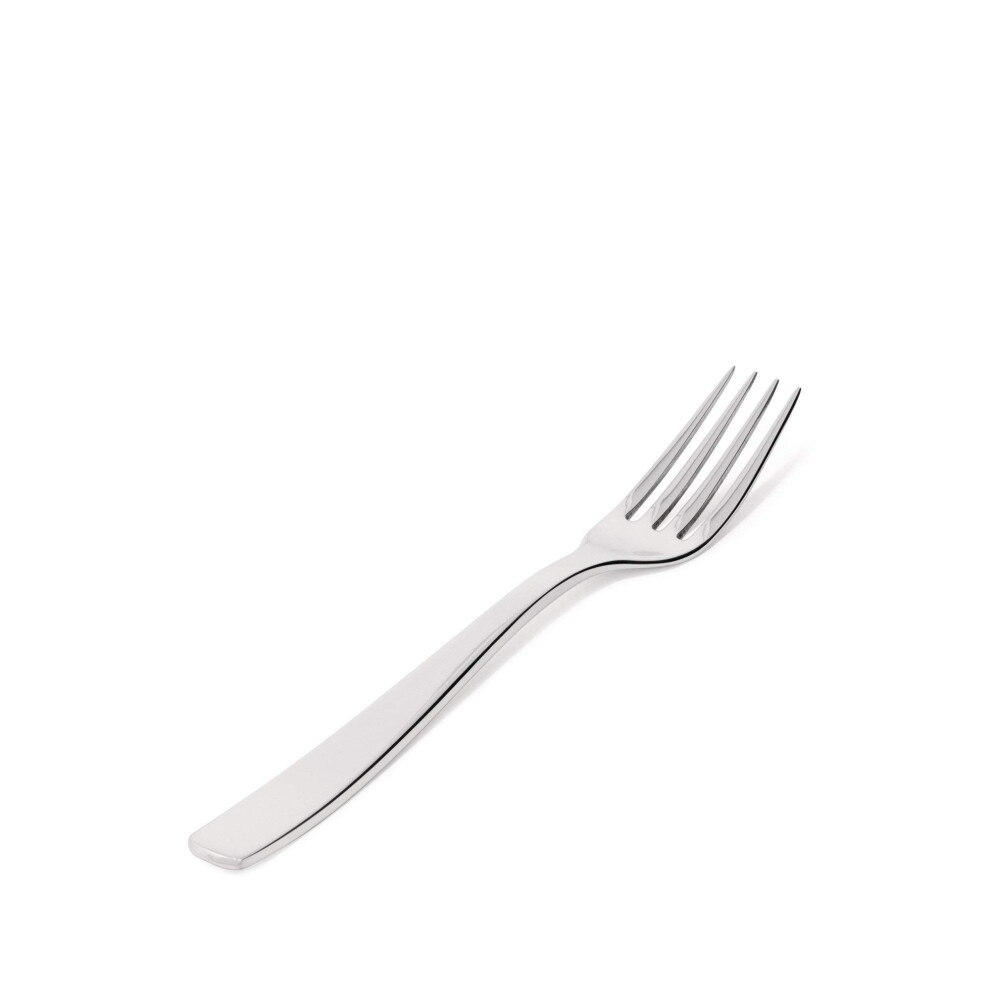 A Di Alessi """"""""Knifeforkspoon"""""""" 6-3/4-Inch Dessert Fork  Mirror Polish  Set of 6
