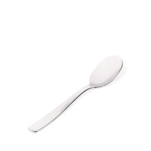 Cucchiaio da dessert ""Knifeforkspoon"" di Alessi, 6 1/2 pollici, finitura lucida a specchio, set da 6