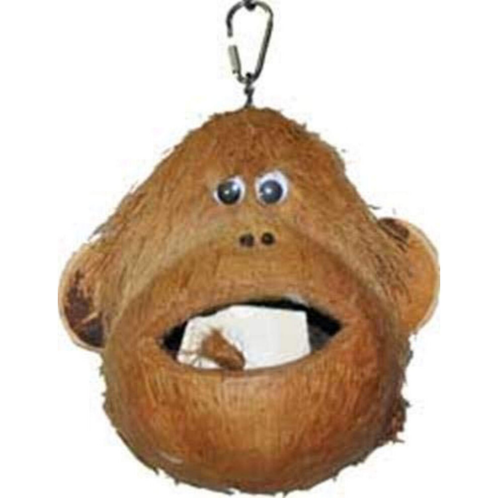 Photos - Bird Toy A&E CAGE COMPANY HB46581 Happy Beaks Coco Monkey Assorted  6 by 6 by 6"""" Brown