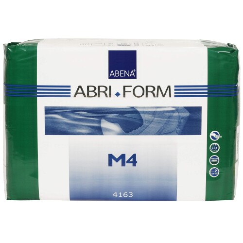 Abena Abri-Form Comfort Plastic-Backed Briefs  Level 4  (Medium To Large Sizes) Medium  14 Count