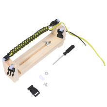 Ackeivto lungime reglabila paracord jig bra?ara producator de bra?ari din lemn cadru-paracord mpletit