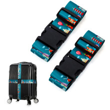 Justerbar rejsebagagerem Kuffertb?lte Rejsetasketilbeh?r 1,96 tommer B x 6,4 fod L (farve 6)