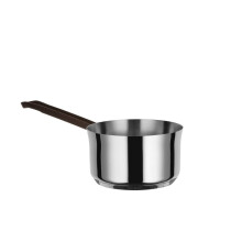 Casserole     long manche Alessi edo 16 en acier marron