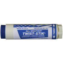 Znackovac hospod rskych zvierat Twist Stik do ka d ho pocasia s priemerom 3,8 cm a dl kou 11,7 cm, modr (balenie 12 kusov)