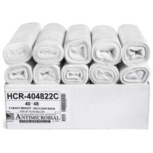 Aluf Plastics High Density Affaldsposer 45 Gallon 150 Count 22 Micron (eq) 40"""" x 48"""" Klar til badev?relse Kontor Industriel Kommerciel Janitori