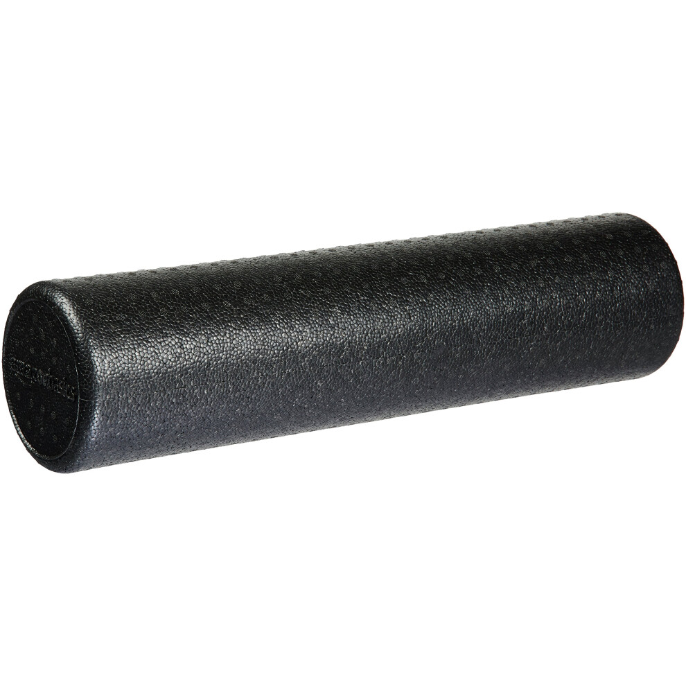 Amazon Basics High-Density Round Foam Roller for Exercise and Recovery - 18-Inch  Black