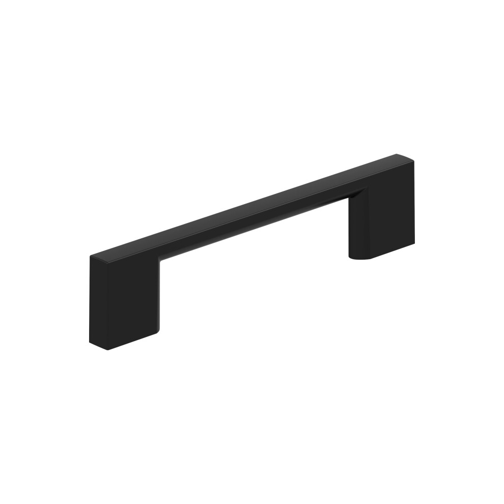 Amerock 10BX37131MB | Matte Black Cabinet Pull | 3-3/4 inch (96mm) Center-to-Center | 10 Pack | Cityscape | Furniture Hardware-image-OPC-PFRPJYD-NEW