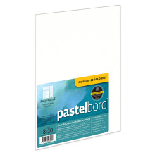Painel de pintura pastel de fornecimento de arte e comercial: Srie de museu Pastelbord branco 1/8 de polegada perfil plano 8x10