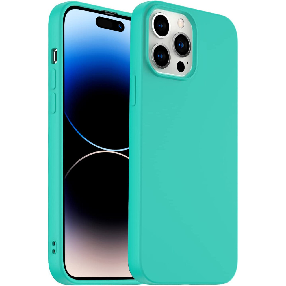 Photos - Case Amytor Designed for iPhone 14 Pro Max  Silicone Ultra Slim Shockproof Phone  with Soft Anti-Scratch Microfiber Linin