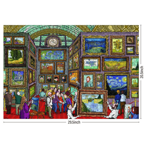 Αντίγραφο - Παζλ 1000 Κομματιών Van Gogh για Ενήλικες 1